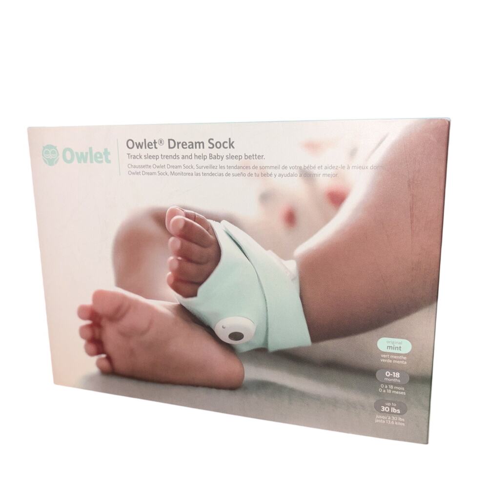 Owlet Dream Sock Smart Baby Monitor - Mint Green